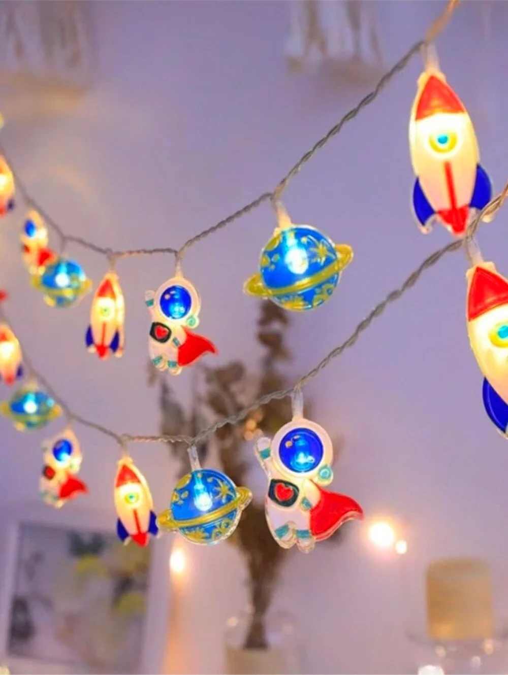 20 LED Space Themed String Lights | 3 Meters | NEW IN BOX |